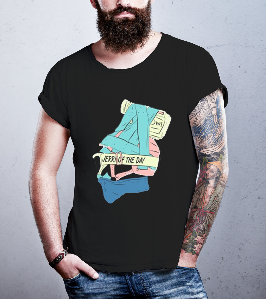Jerry Of The Day VHS Straps Multicolor Gear T-Shirt