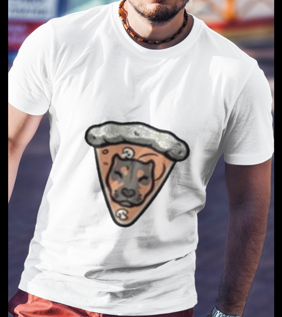 Miss Peaches X Bodoggos Pizza Dog Slice T-Shirt
