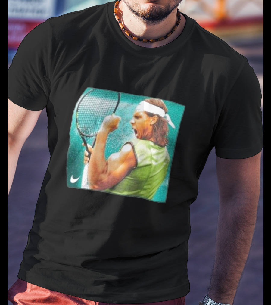 Rafael Nadal Iconic Tennis Celebration Roland Garros T-Shirt
