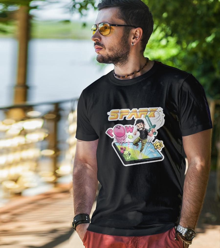 Sparx Pow Gamer Action Burst T-Shirt