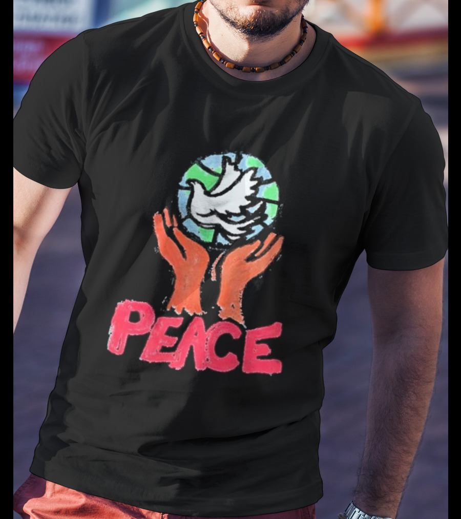 Anthony Edwards Foot Locker Just Don World Peace Dove Hands Peace T-Shirt
