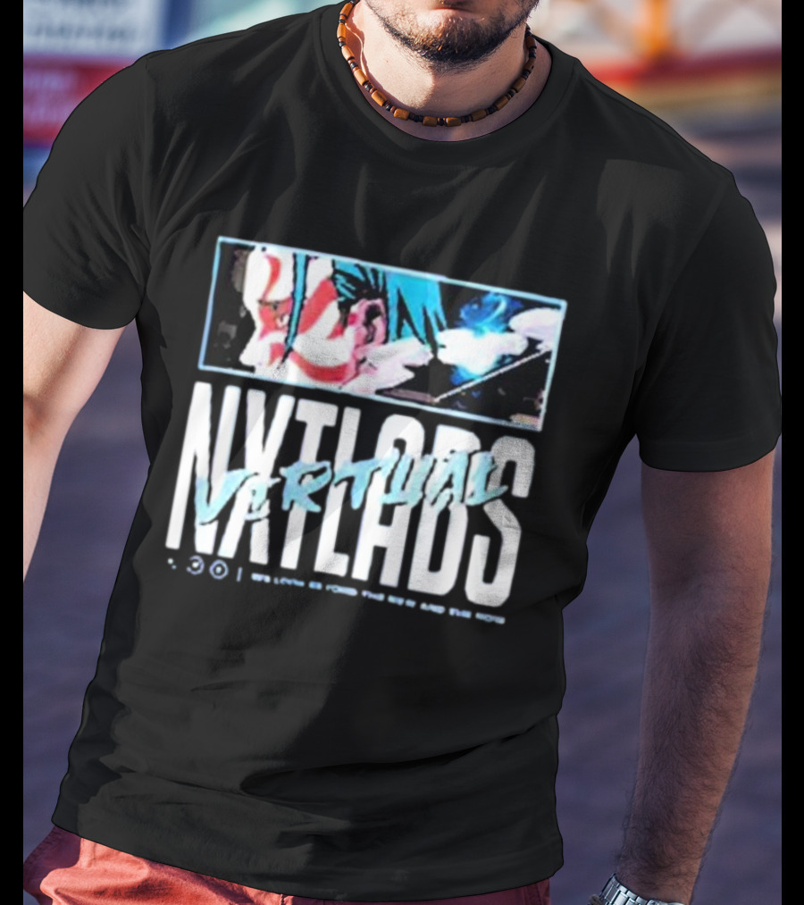 Nxtlabs Virtual We Look Beyond The New And The Now Anime T-Shirt