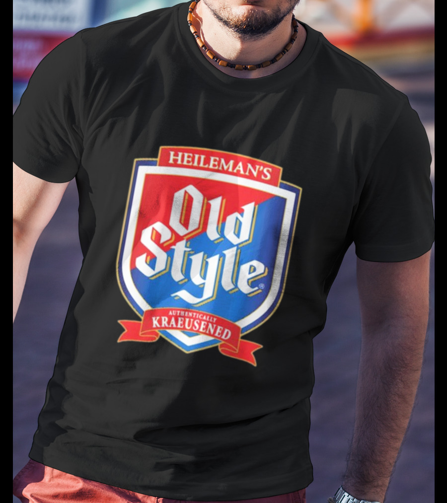 Heileman's Old Style Authentically Kraeusened Shield T-Shirt