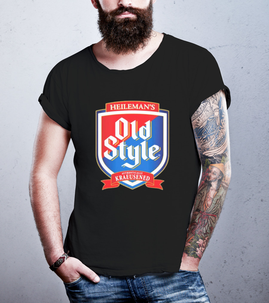 Heileman's Old Style Authentically Kraeusened Shield T-Shirt