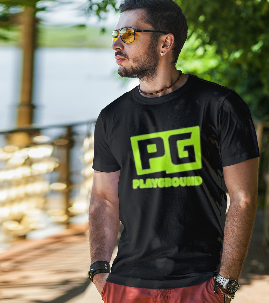 PG Playground Retro Style Block T-Shirt
