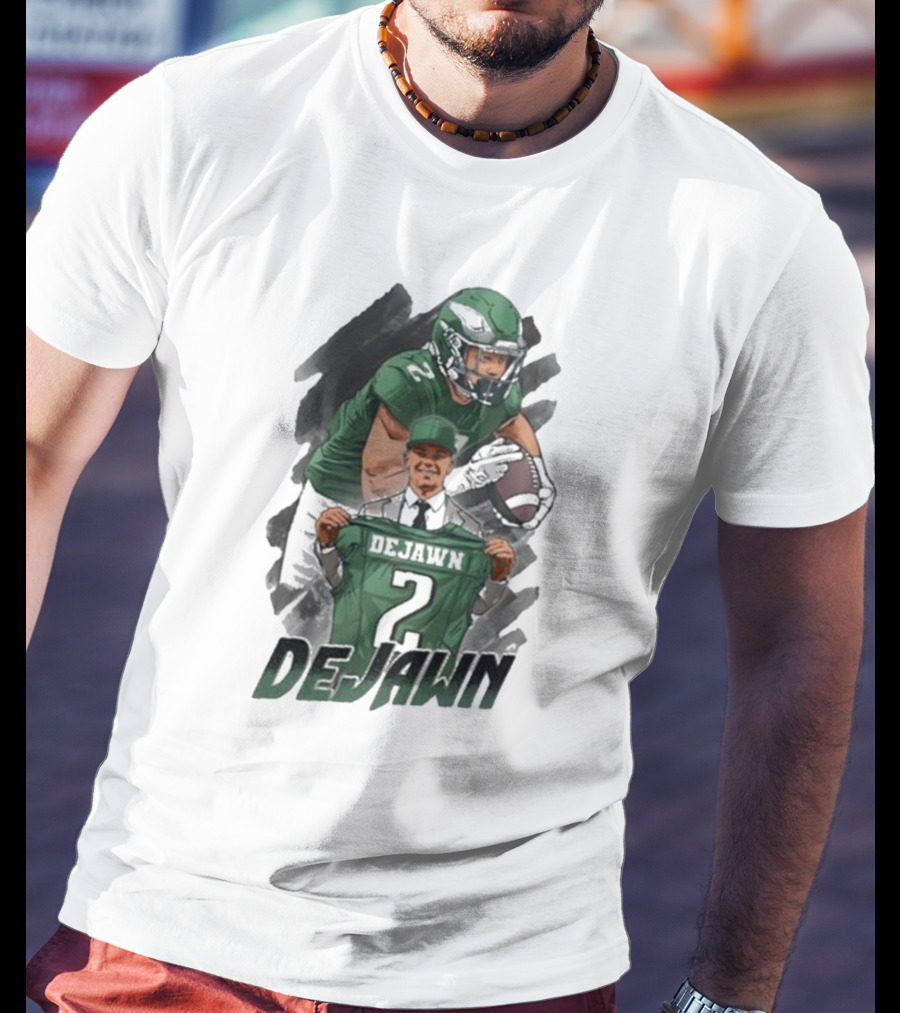 Philadelphia Eagles DeJawn Football Fan Jersey 2 T-Shirt