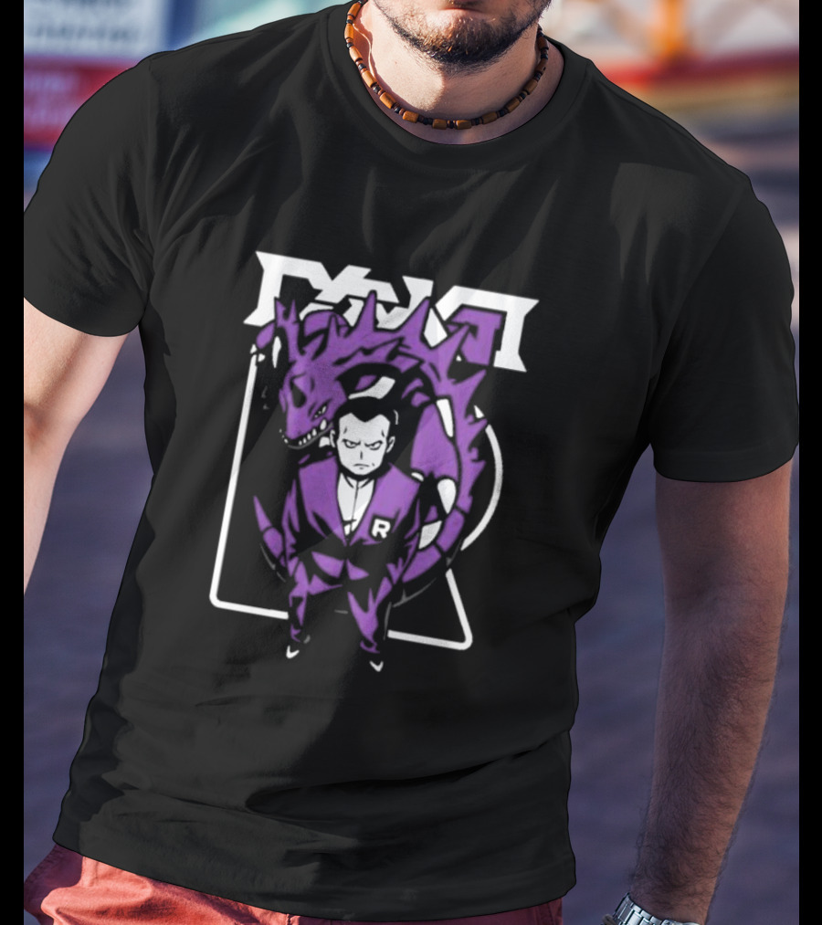 Pikachu Secret Teams R Boss Giovanni Shadow Charizard T-Shirt