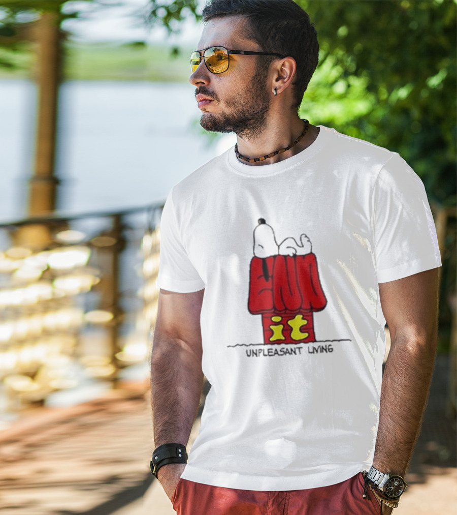 End It Unpleasant Living Pistachio Gallery Doghouse T-Shirt