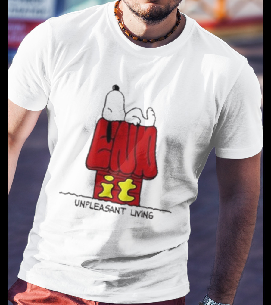 End It Unpleasant Living Pistachio Gallery Doghouse T-Shirt