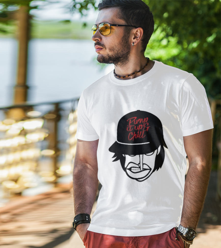 Pump It Up And Chill Beatboxer Hat And Face T-Shirt