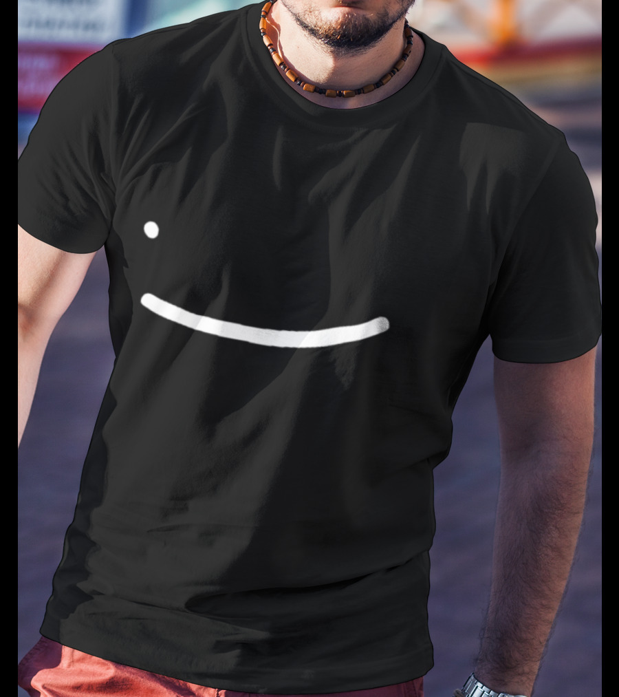 Top Dream Smile Time Minimalist Emoticon T-Shirt