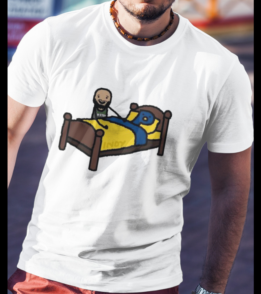 Derrick Night Night NBA Paint Sleepy Bedtime Cartoon T-Shirt