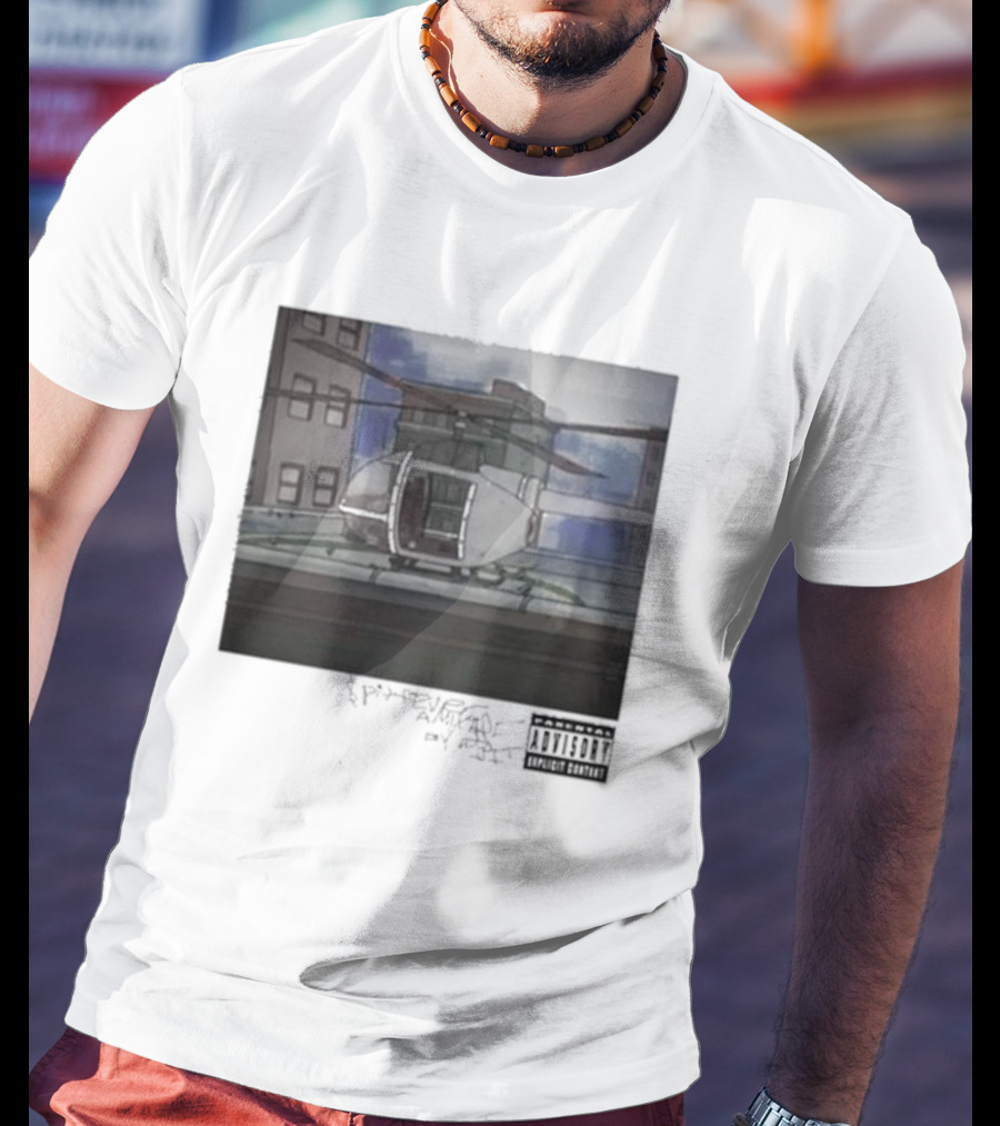 DJ Spits Gkmc Spit F3v3r Helicopter Explicit Content T-Shirt