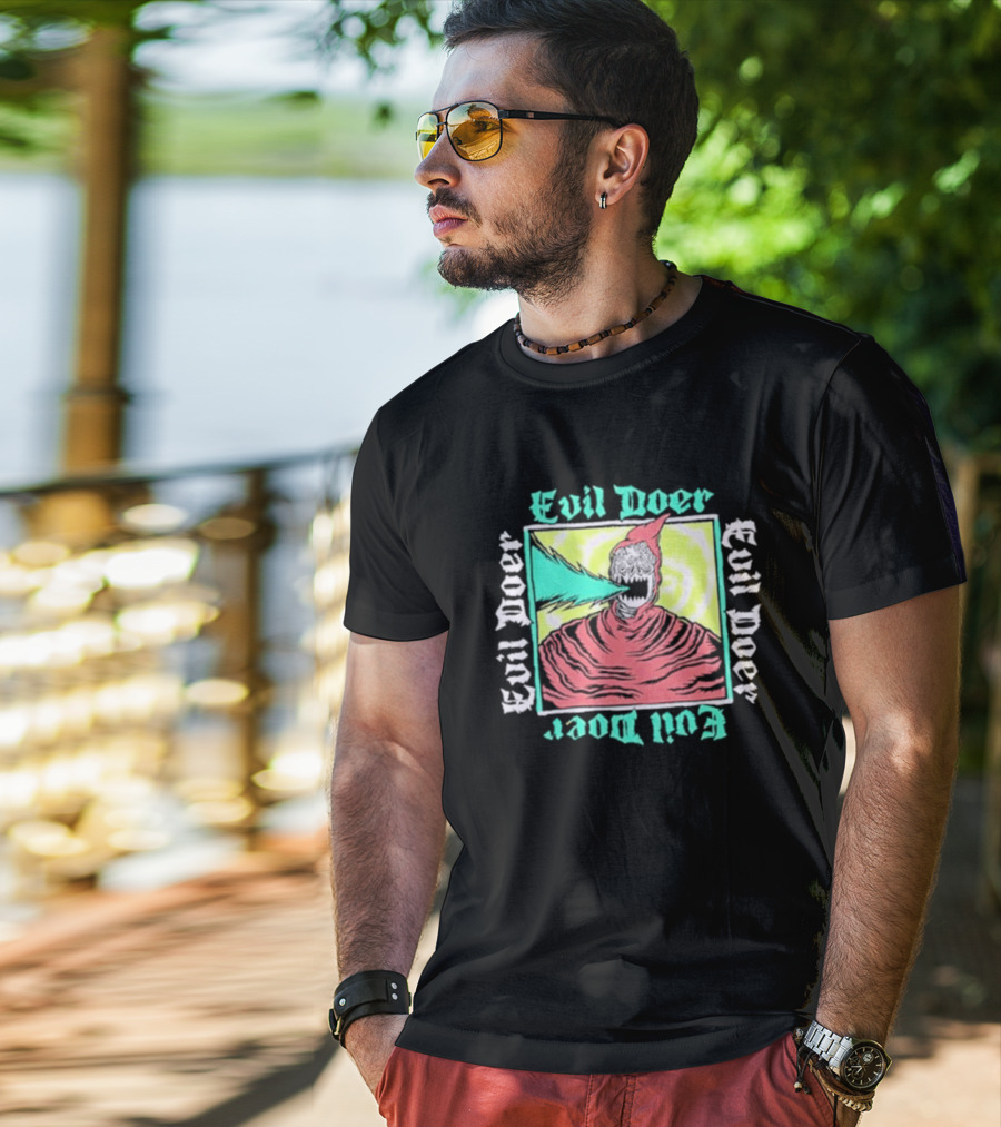Evil Doer Creepy Monster Illustration June T-Shirt