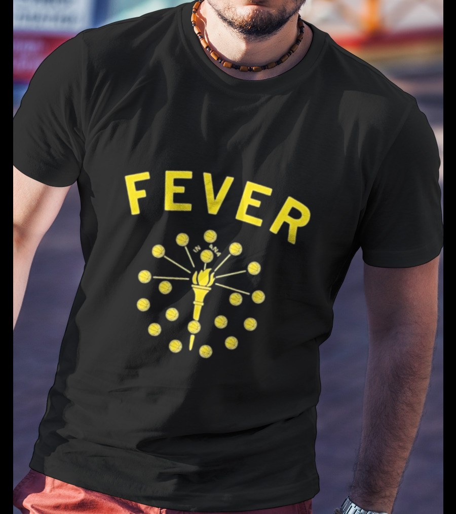Fever Indiana Basketball Torch T-Shirt