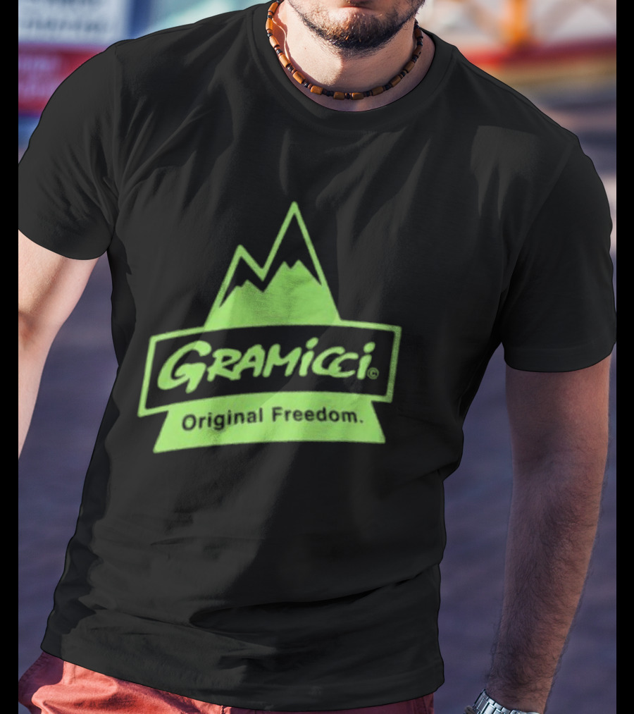 Gramicci Original Freedom Green Mountain T-Shirt