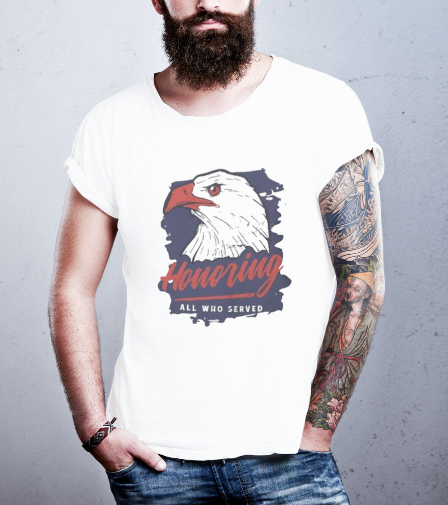 Honoring All Who Served Eagle T-Shirt