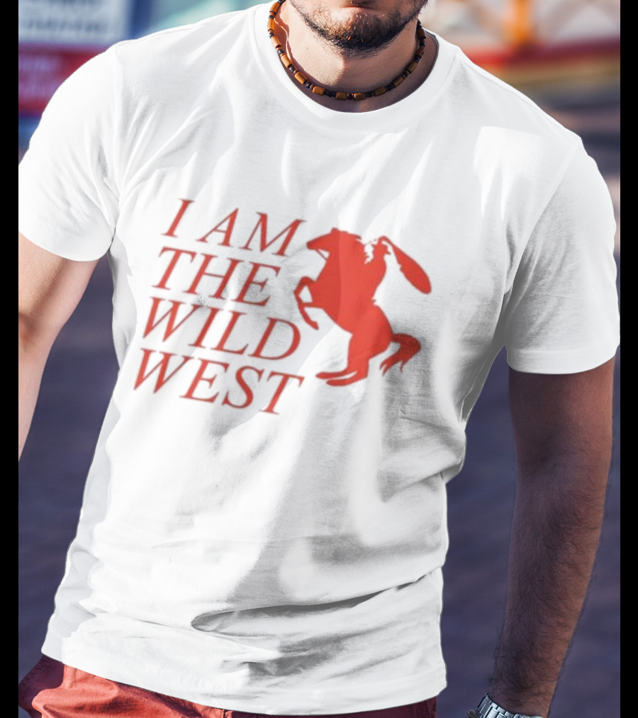 I Am The Wild West Horse And Rider Red T-Shirt