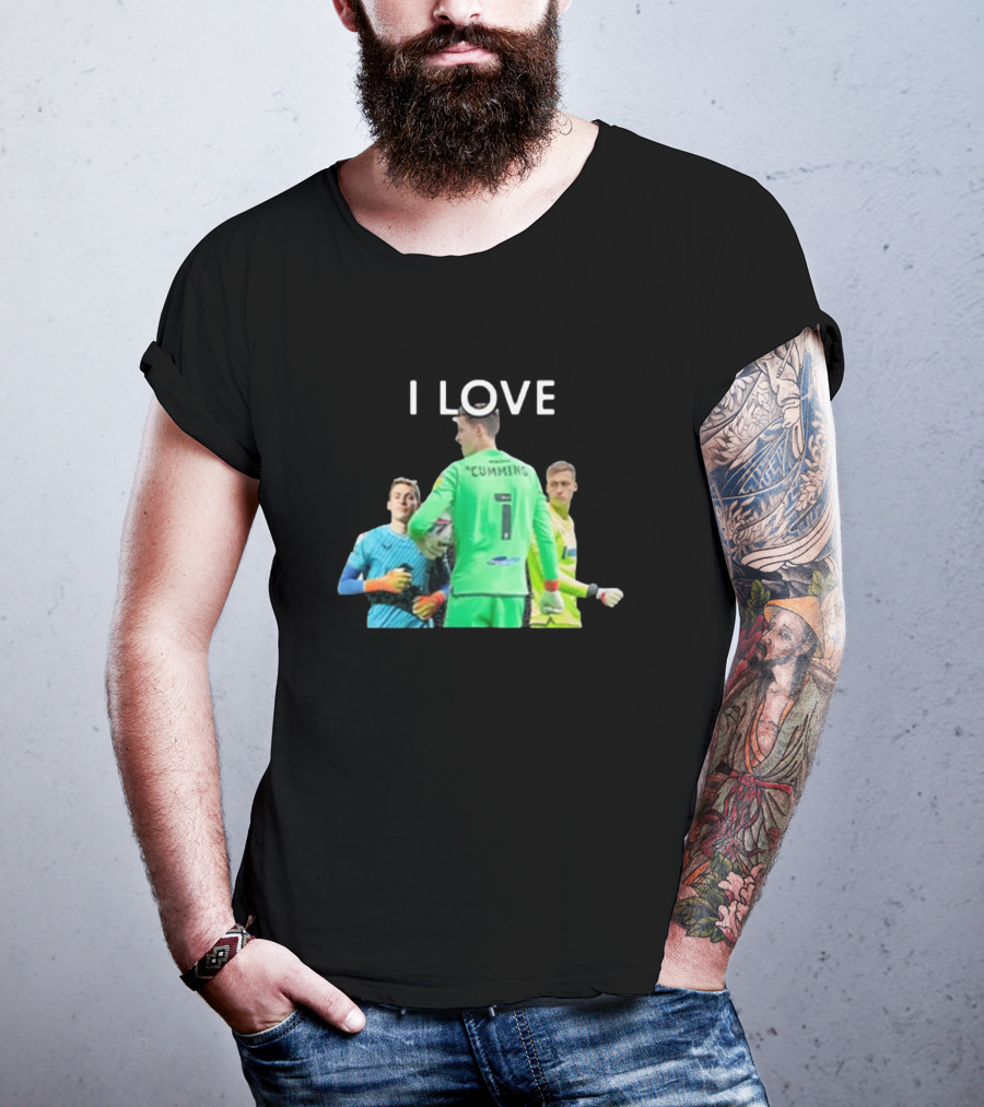 I Love Cumming Soccer Goalkeeper Trio T-Shirt
