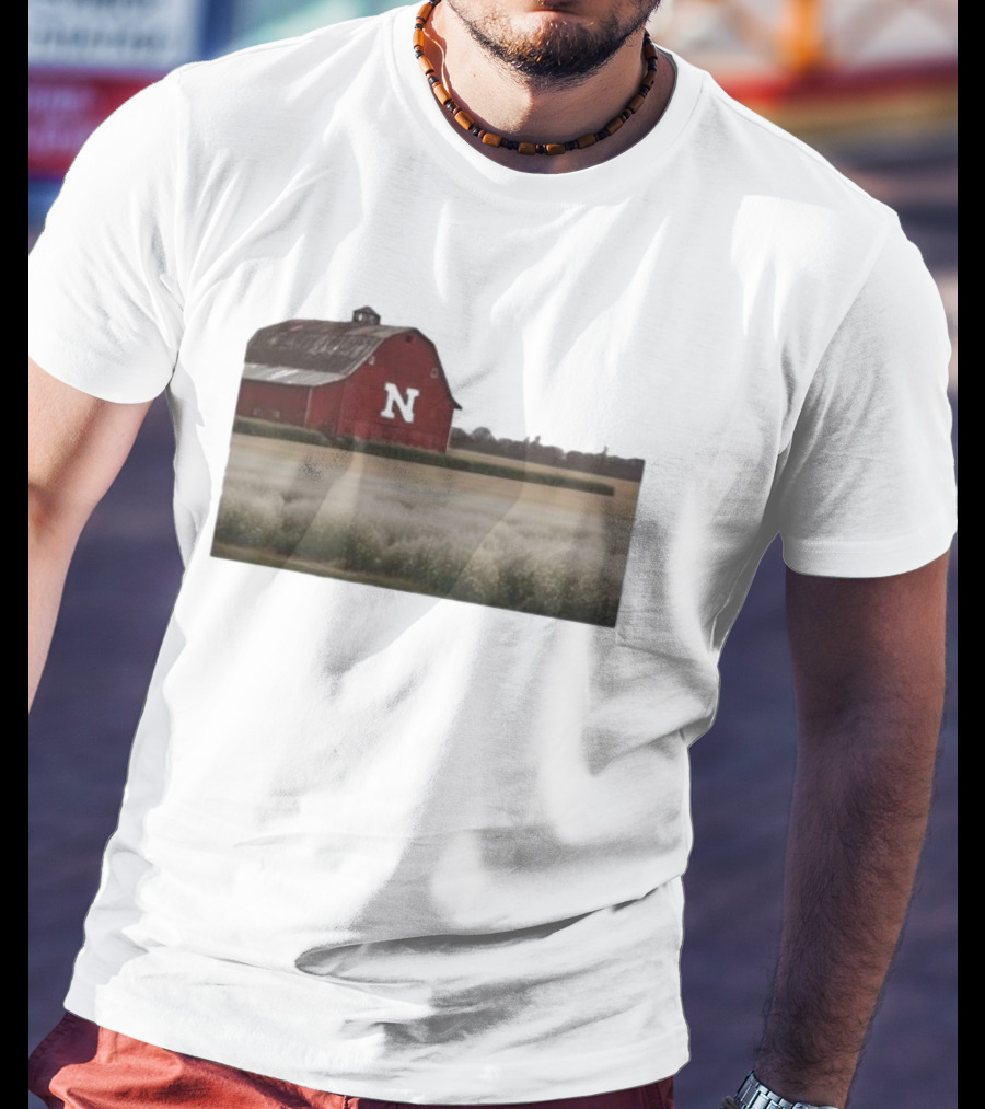 Husker Barn Nebraska Red Barn N T-Shirt