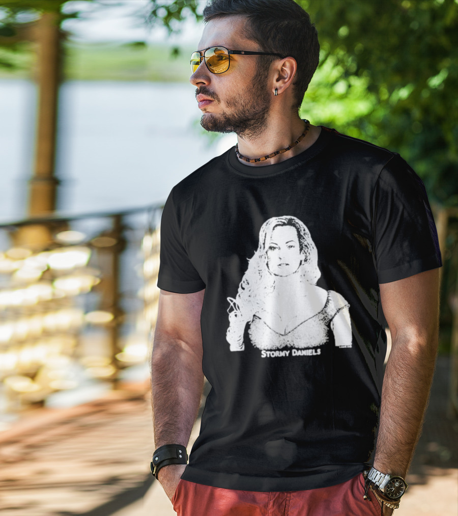 Stormy Daniels Monochrome T-Shirt