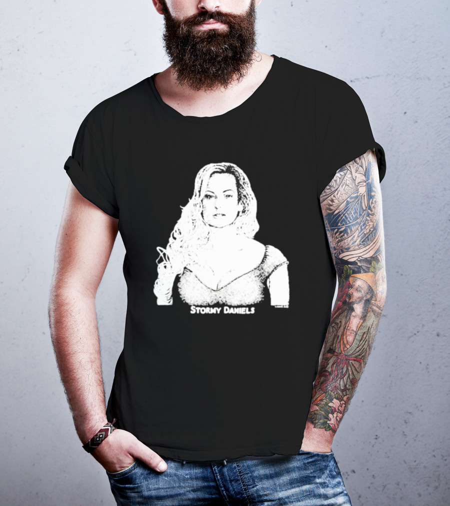 Stormy Daniels Monochrome T-Shirt
