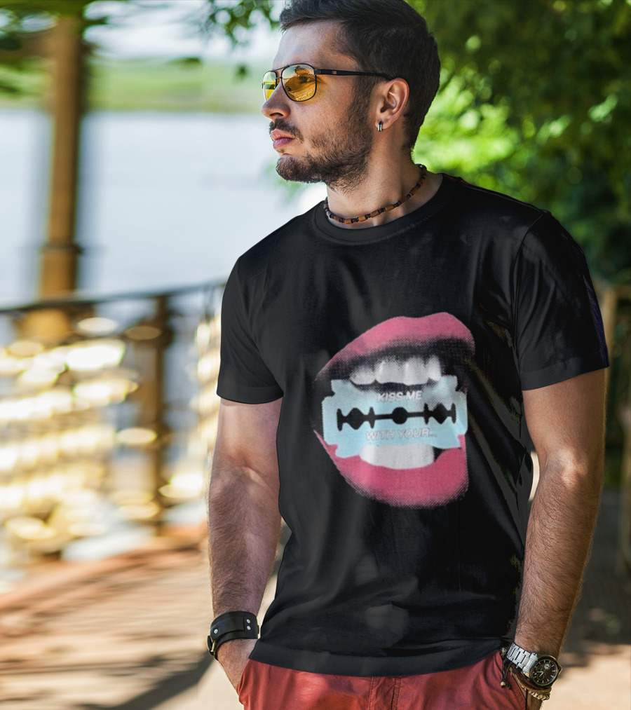 Kiss Me With Your Razor Blade Mouth T-Shirt