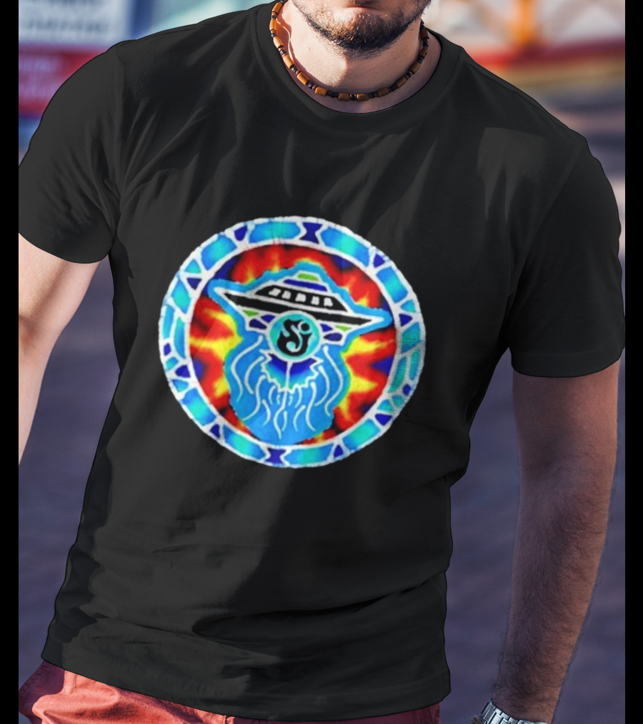 The String Cheese Incident Subterranean Vision UFO Psychedelic Mandala T-Shirt