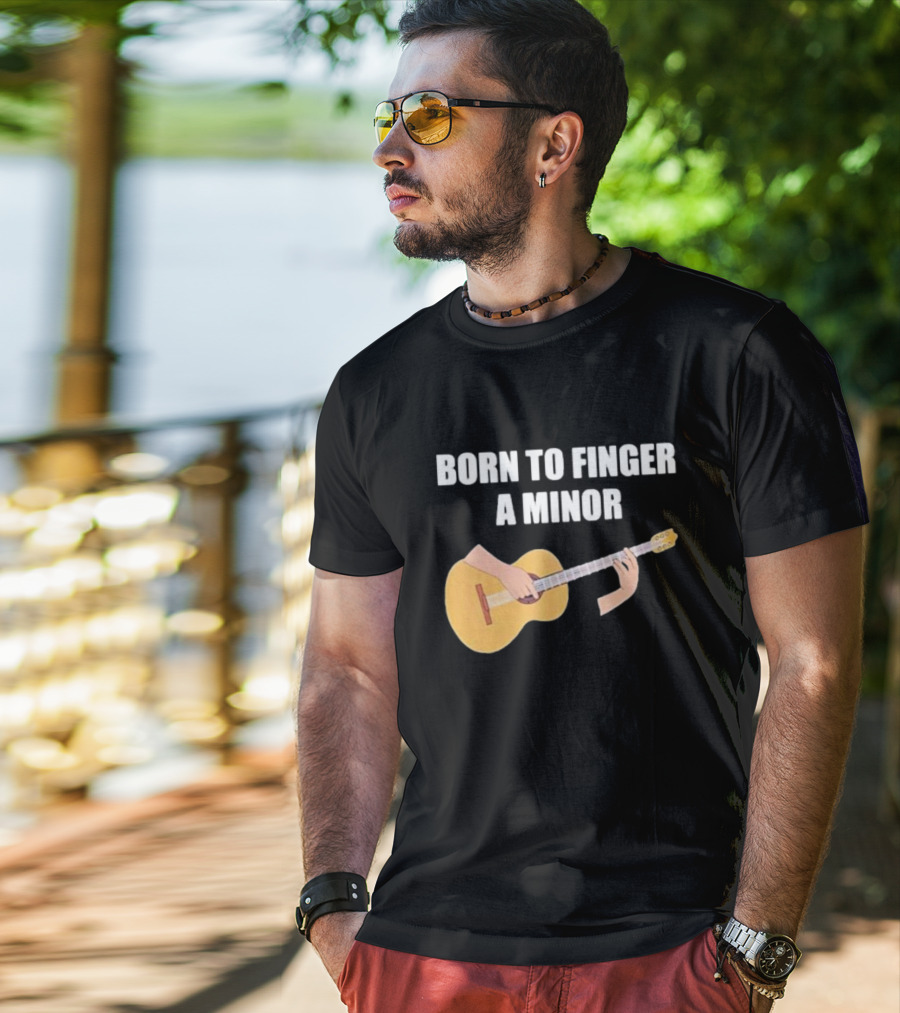 Born To Play A Minor Guitar Chord T-Shirt