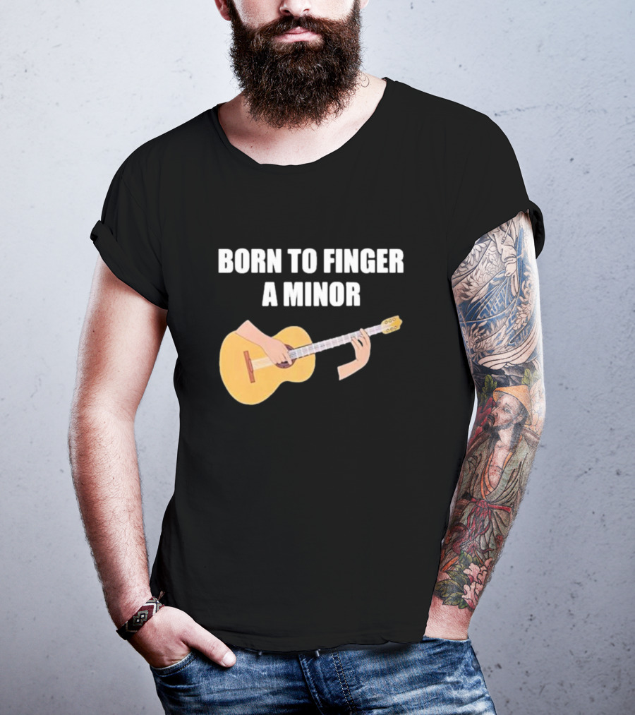 Born To Play A Minor Guitar Chord T-Shirt