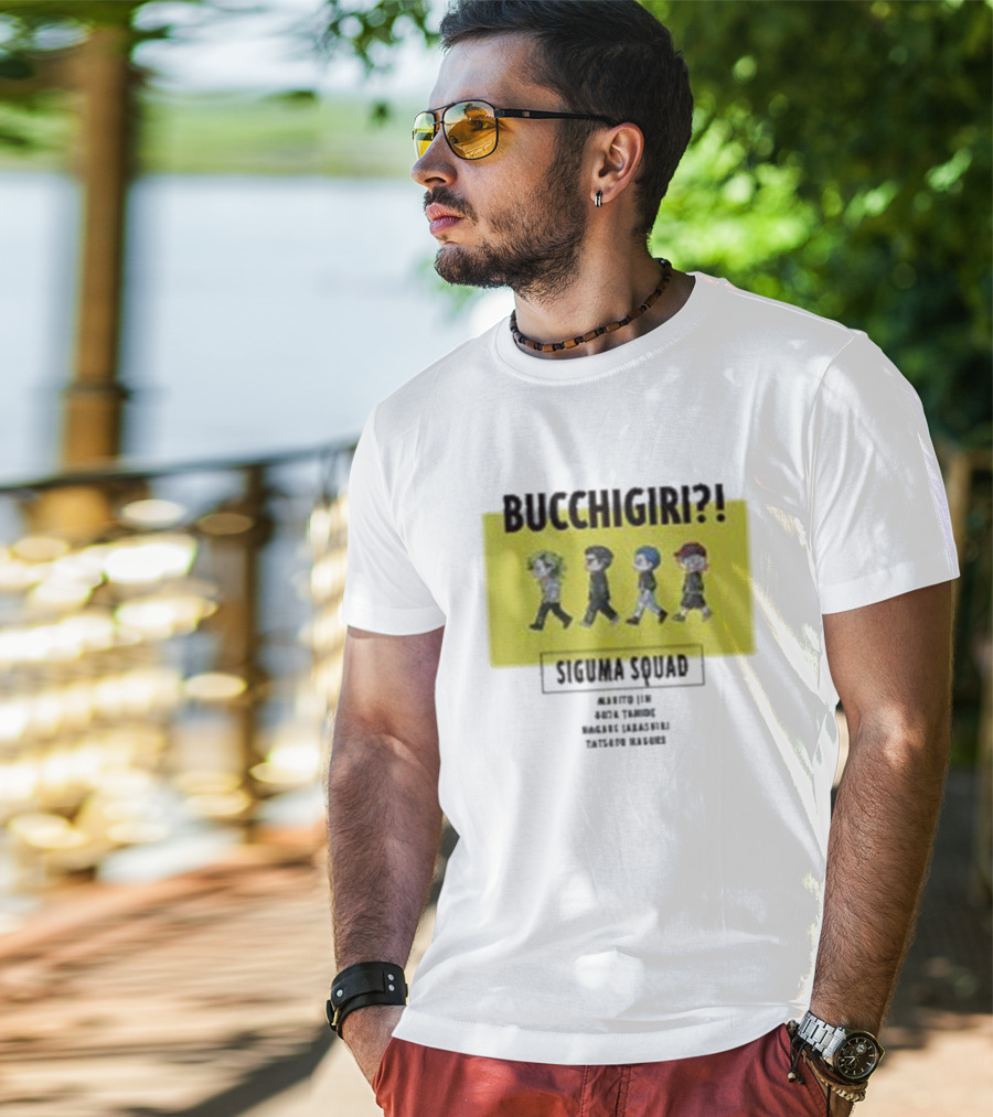 Bucchigiri Siguma Squad Anime Walk Chibitoko Series T-Shirt