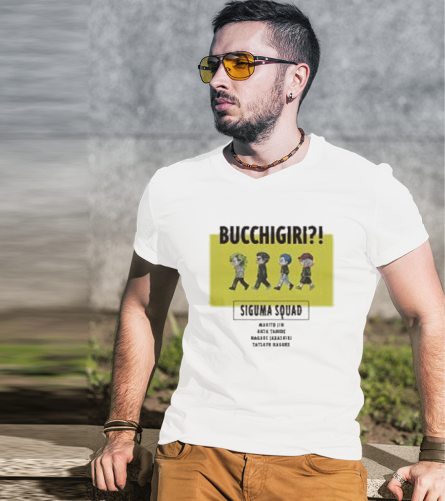 Bucchigiri Siguma Squad Anime Walk Chibitoko Series T-Shirt