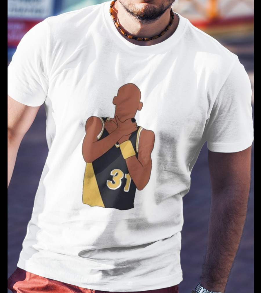 Candace Parker Reggie Miller 31 Gesture Basketball Fan T-Shirt