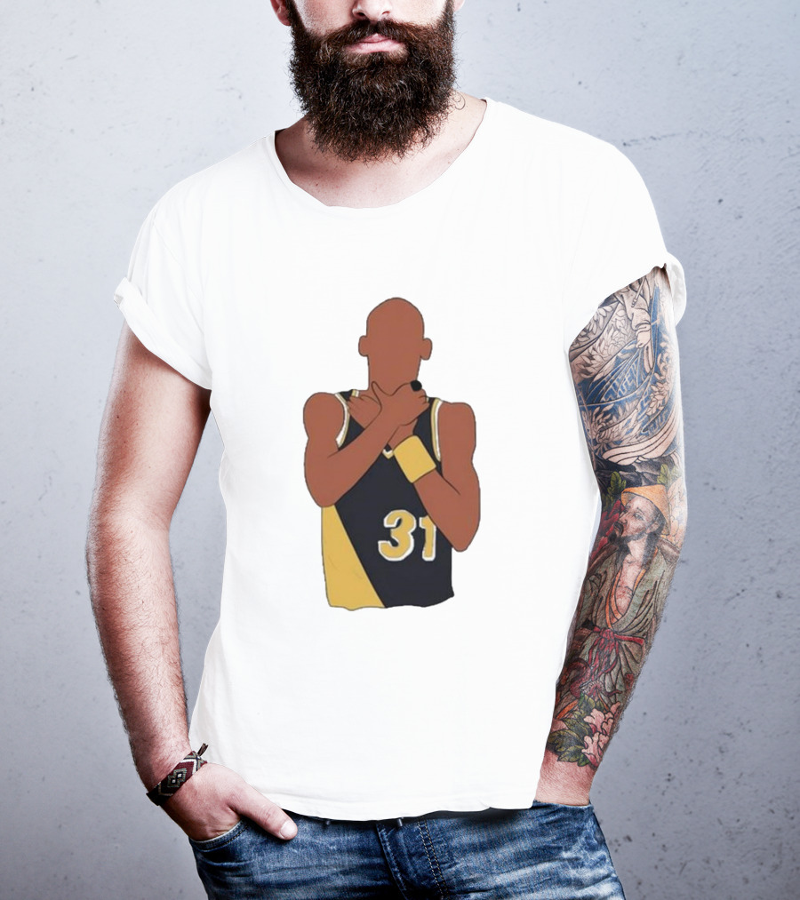 Candace Parker Reggie Miller 31 Gesture Basketball Fan T-Shirt