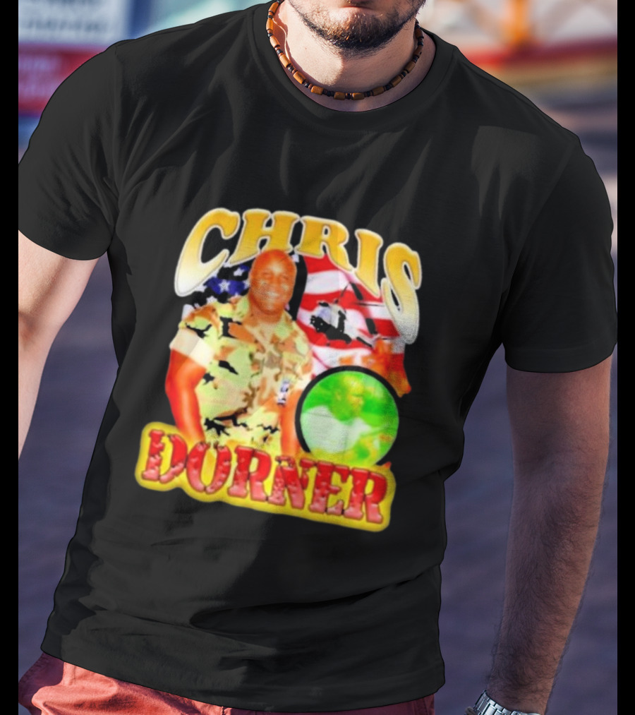 CHRIS DORNER USA Helicopter Camouflage T-Shirt