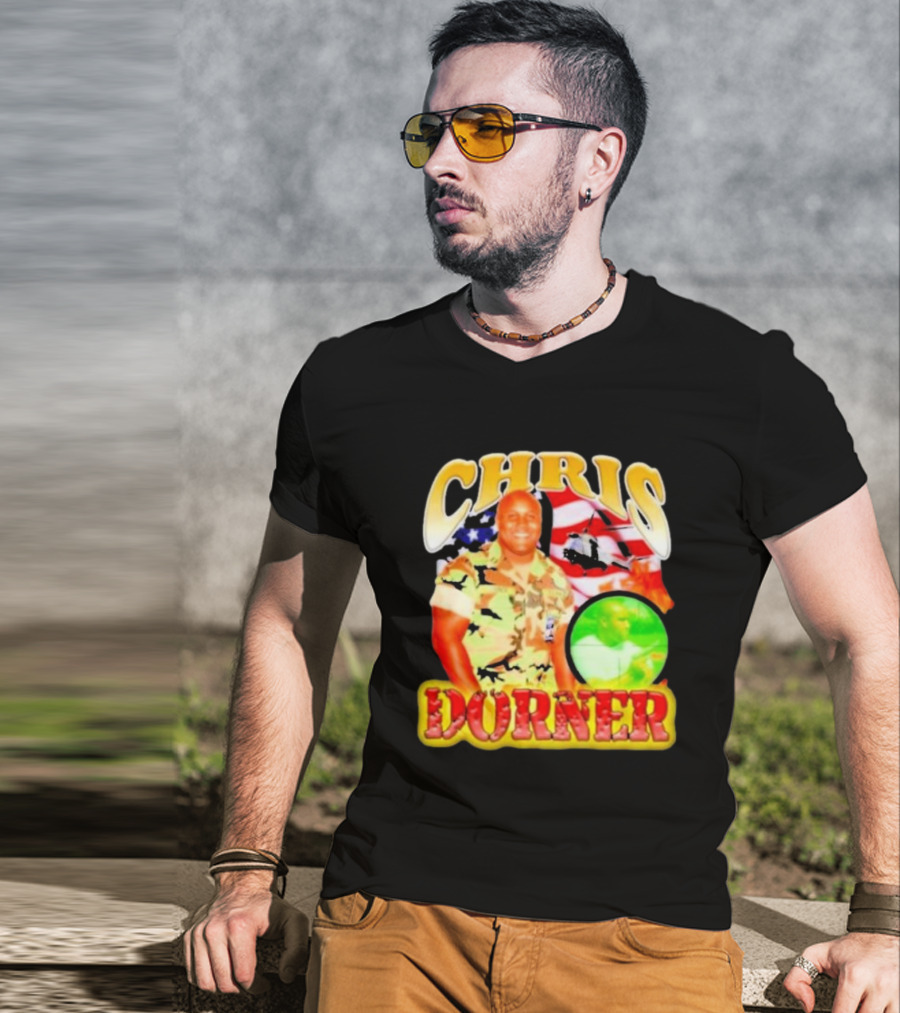 CHRIS DORNER USA Helicopter Camouflage T-Shirt