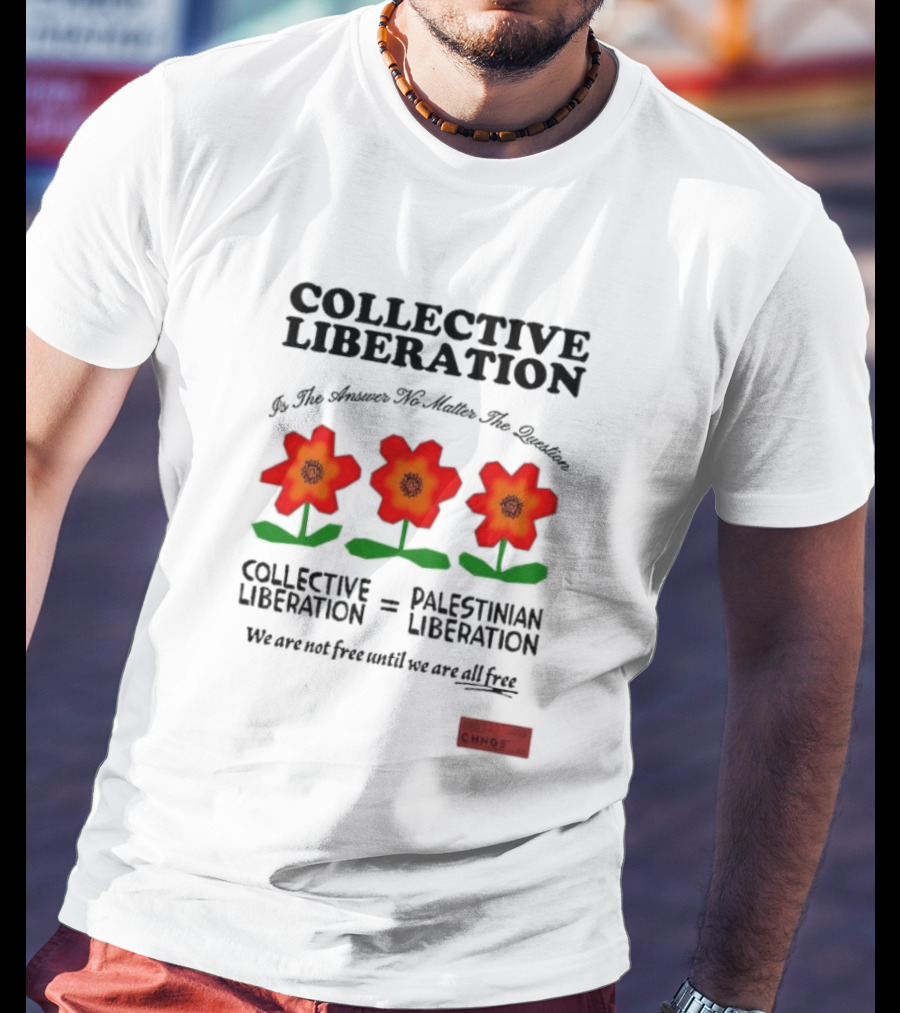 Collective Liberation Palestinian Liberation We Are Not Free Until We Are All Free T-Shirt
