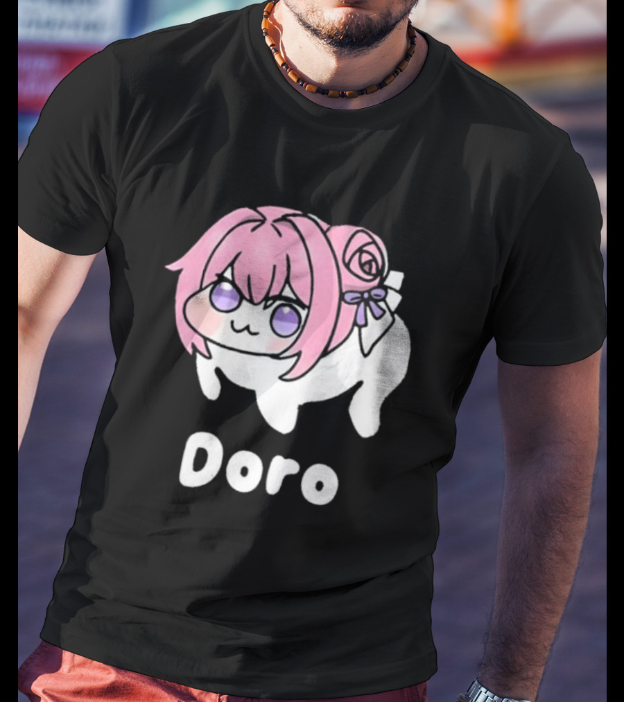 Doro Nikke Anime Pink Hair Character T-Shirt