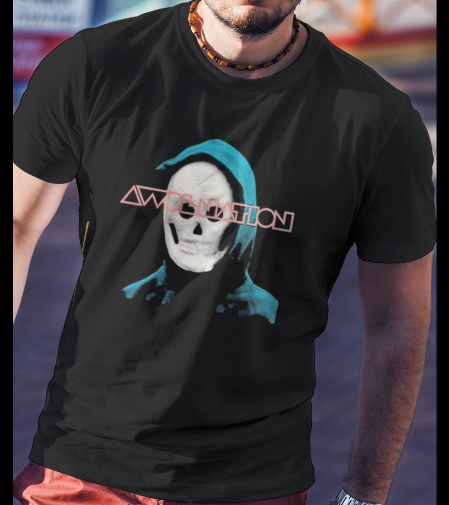 Awolnation Skull Mask T-Shirt