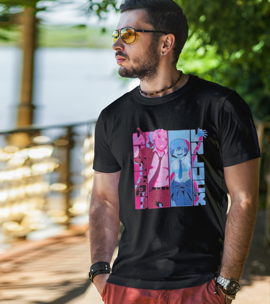 Undead Unluck Andy Fuuko Manga Panel T-Shirt