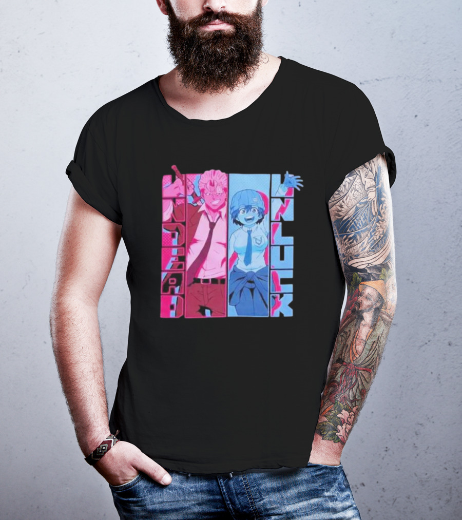 Undead Unluck Andy Fuuko Manga Panel T-Shirt
