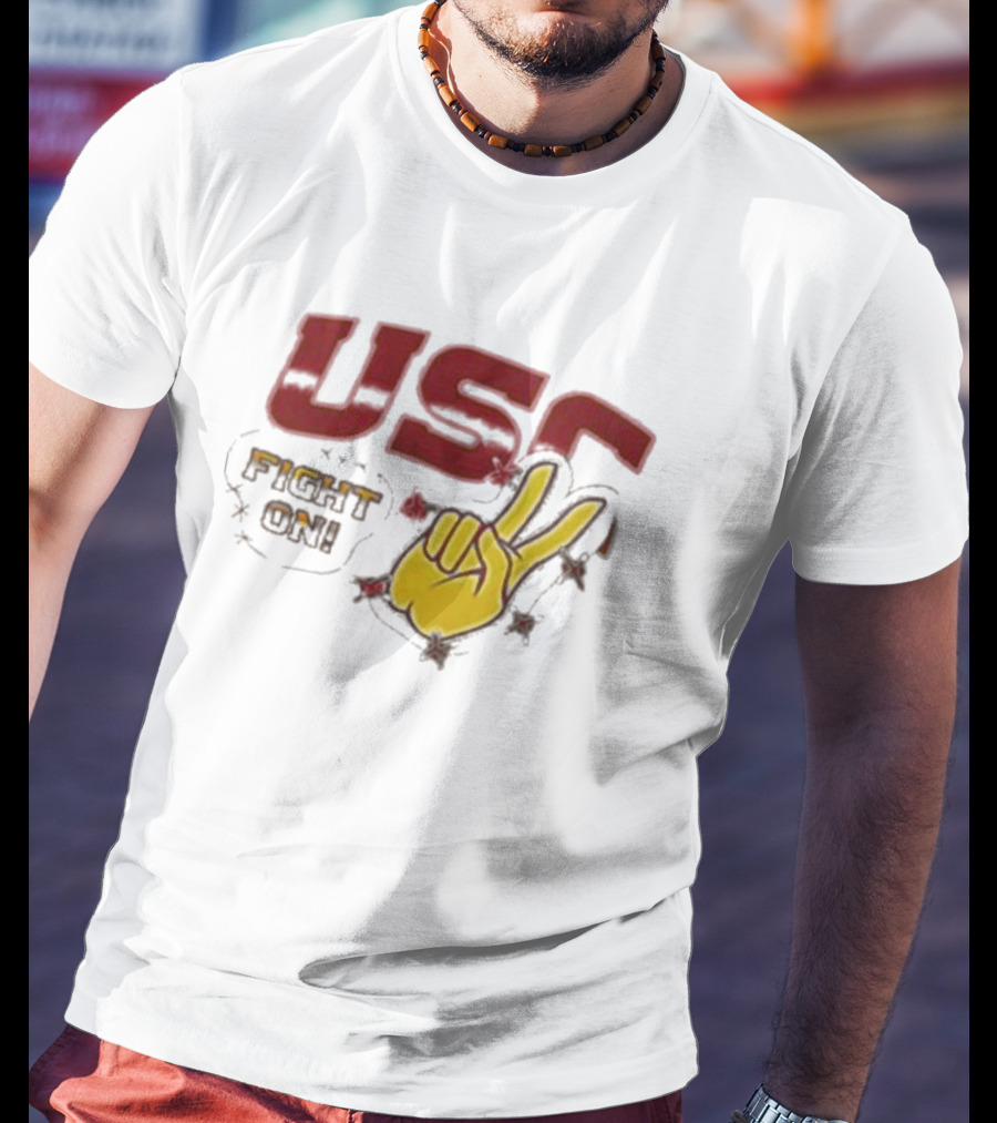USC Fight On Travis Scott Collaboration T-Shirt