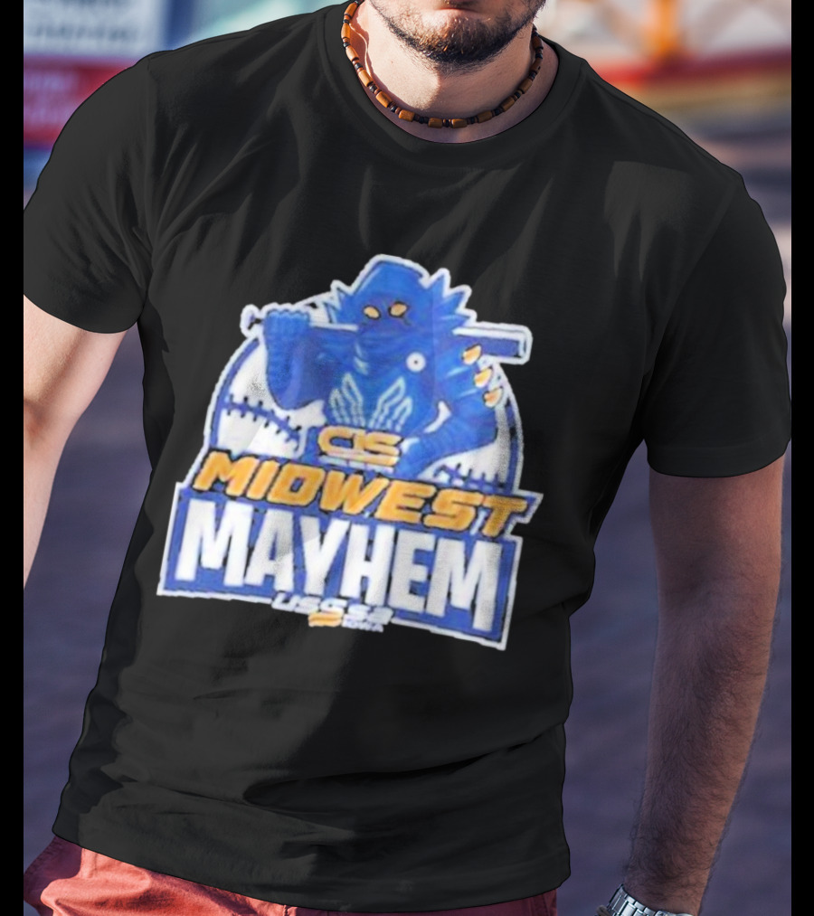CS Midwest Mayhem USSSA Iowa Baseball T-Shirt