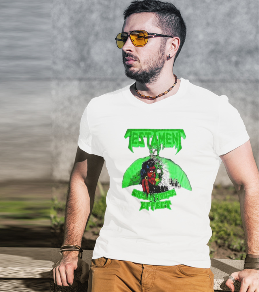 TESTAMENT Greenhouse Effect 1989 T-Shirt