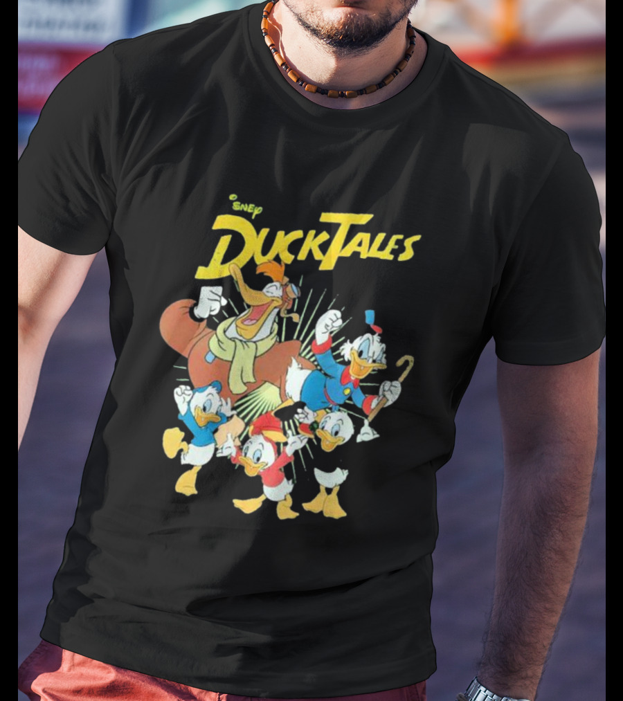 DuckTales Vintage Cast Disney Duck Cartoon Characters T-Shirt