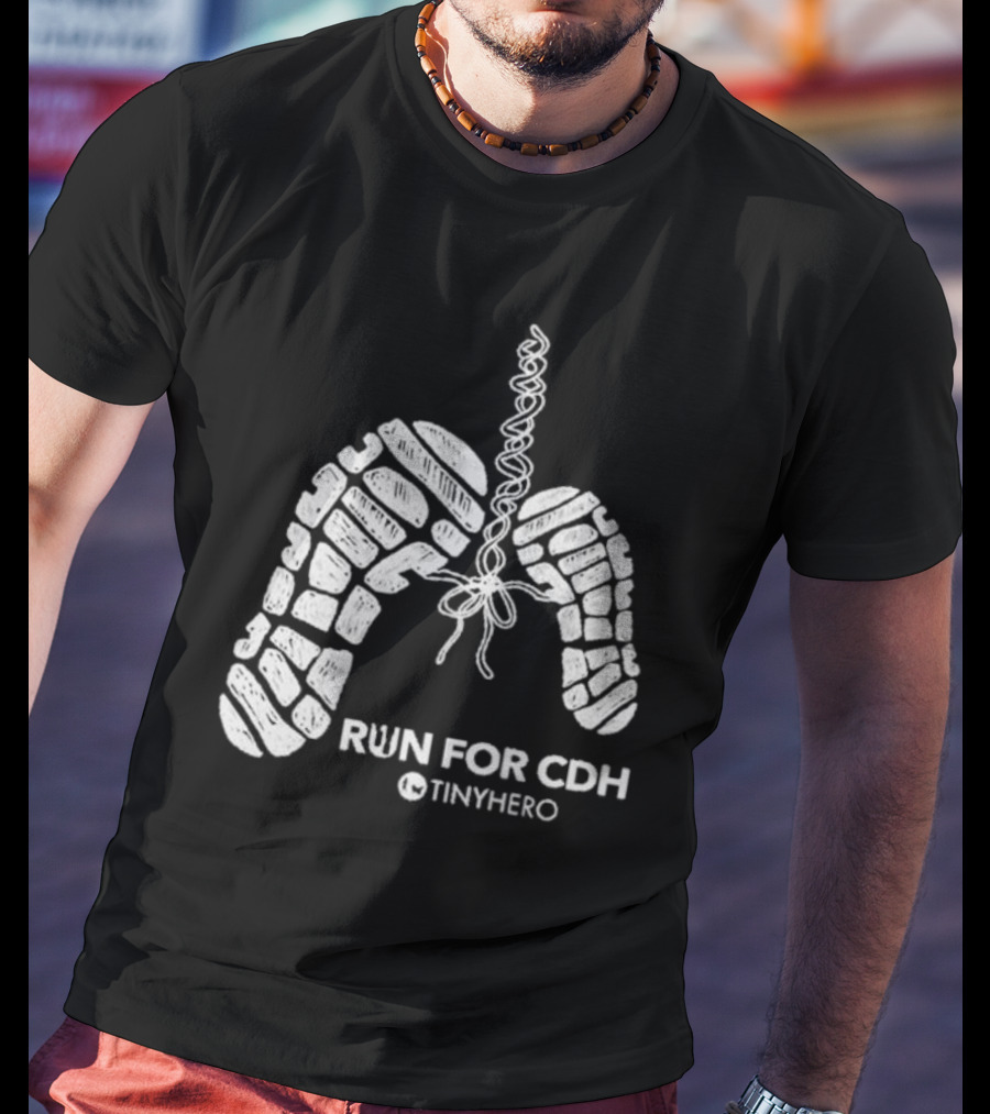 Run For CDH TinyHero Virtual Walk Run Bike Georgia T-Shirt