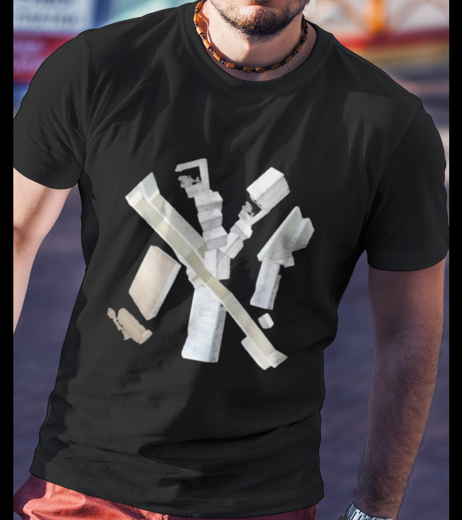 New York Bricks Urban Abstraction Iconic T-Shirt
