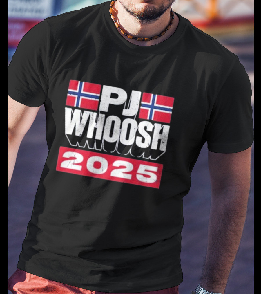 PJ Whoosh Norway Flags 2025 T-Shirt