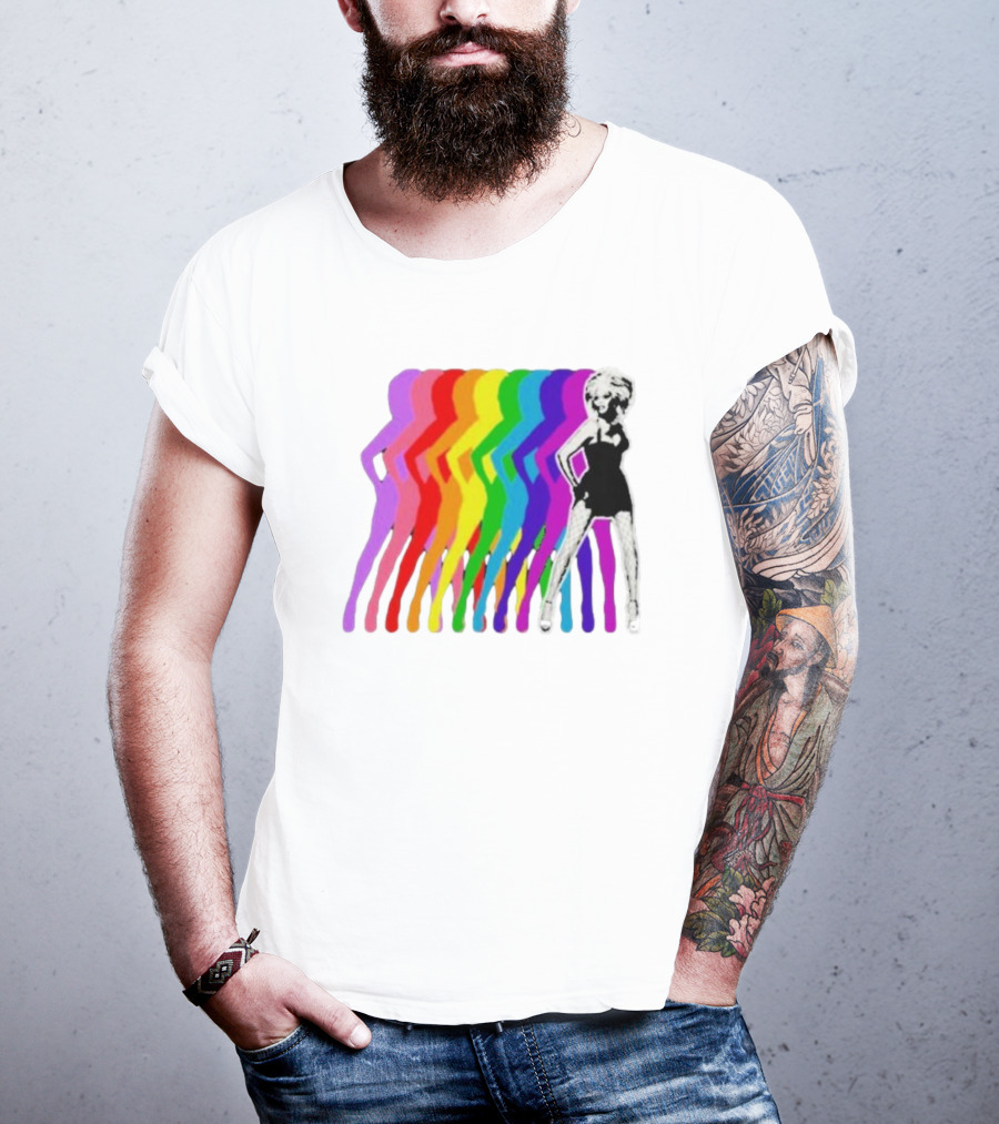 Rupaul Rainbow Pride Shadow T-Shirt