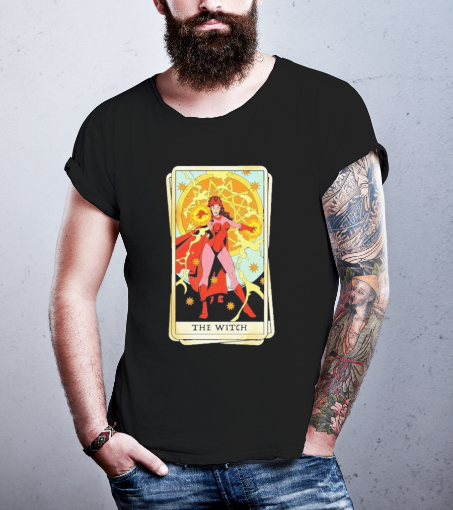 Tarot Card Featuring Scarlet Witch As The Witch T-Shirt